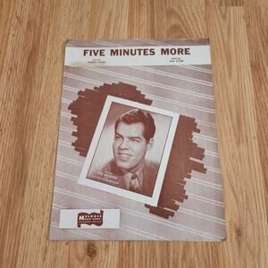 Vintage 1946 Five Minutes More Sheet Music Tex Beneke Glenn Miller Orchestra